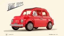 Fiat 500F Lego kit