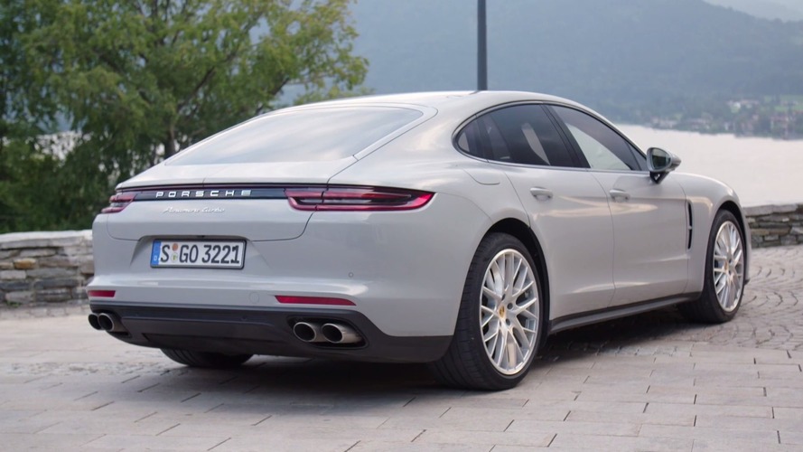 Porsche Panamera Turbo Videos Motor1 Official 2017 Porsche Panamera Turbo Detailed In A Trio Of Colors