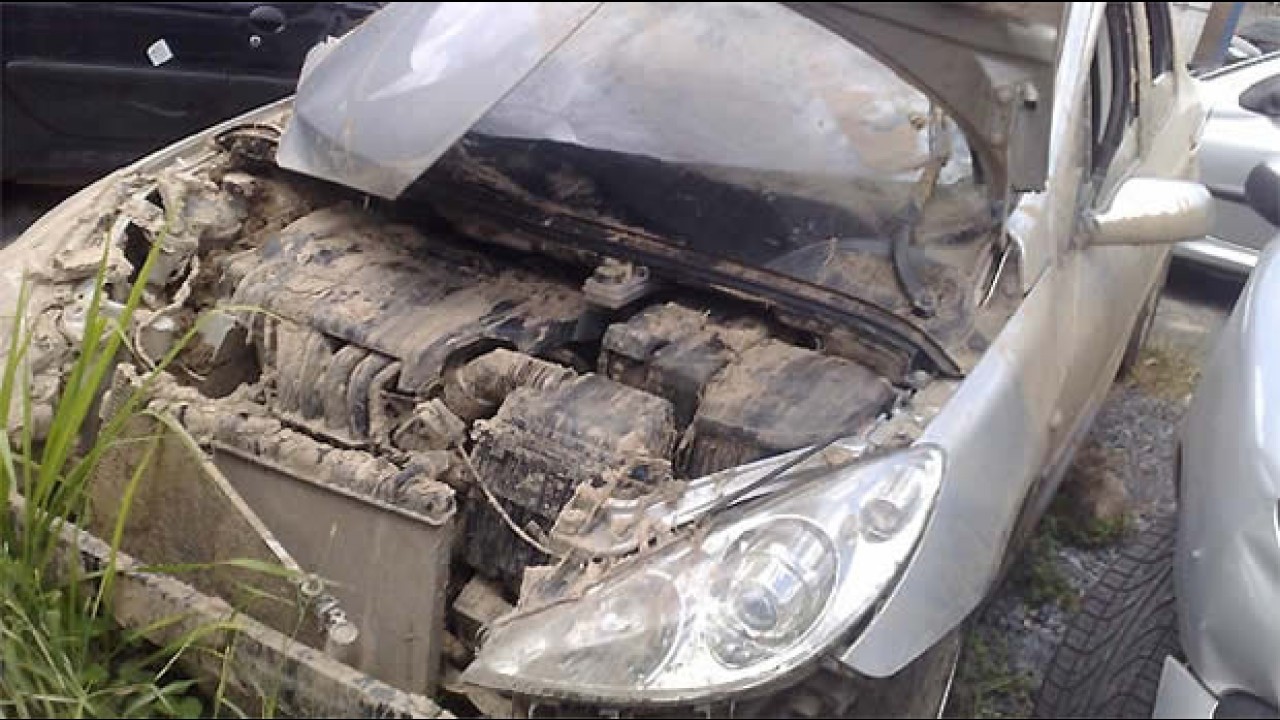 Peugeot foi para o brejo: cliente "enganado" adquire carro que caiu na lagoa