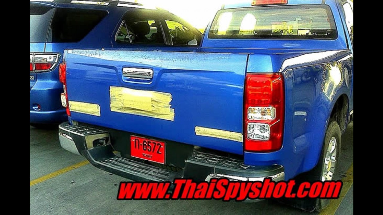 Segredo revelado: Nova Chevrolet S10 / Colorado 2013 é flagrada na Tailândia