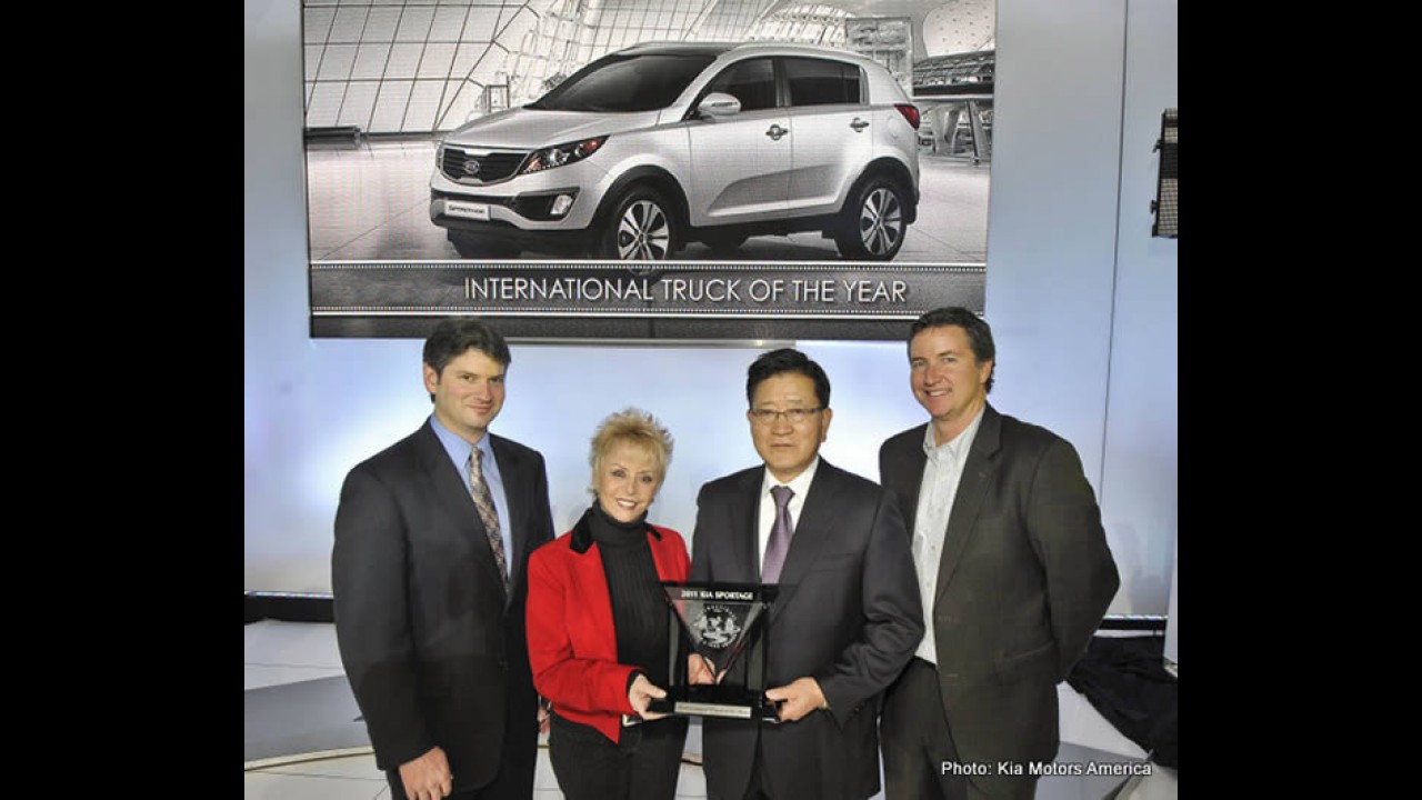 Kia Sportage é eleito International Truck of the Year 2011 nos Estados Unidos