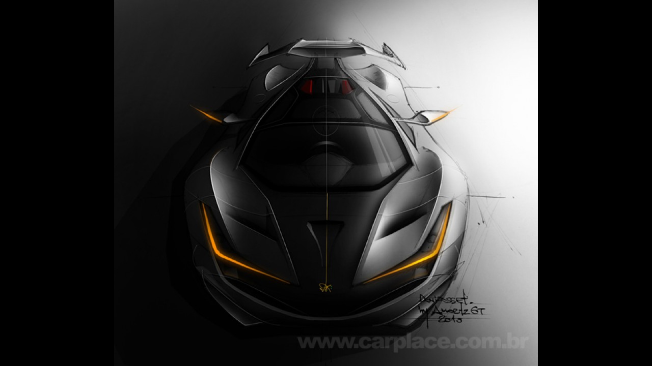 Supercarro esportivo brasileiro Amoritz GT DoniRosset ganha forma