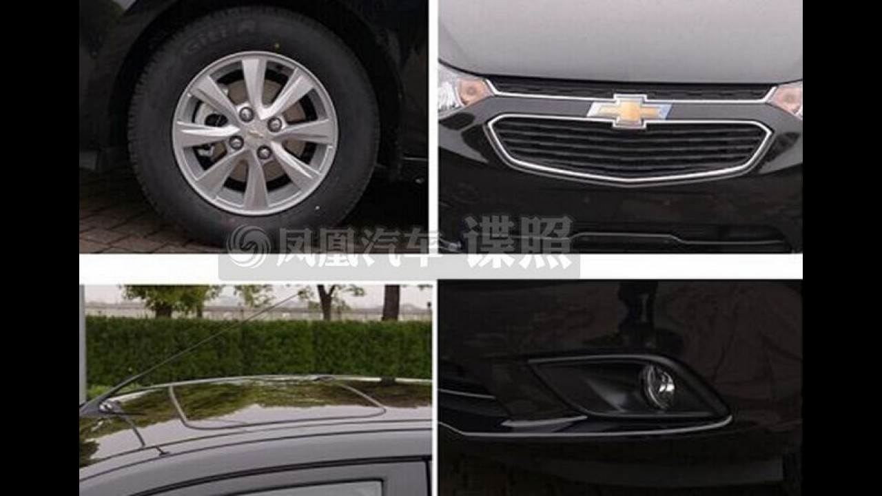 Flagra: Chevrolet Sail Sedan aparece de cara nova na China