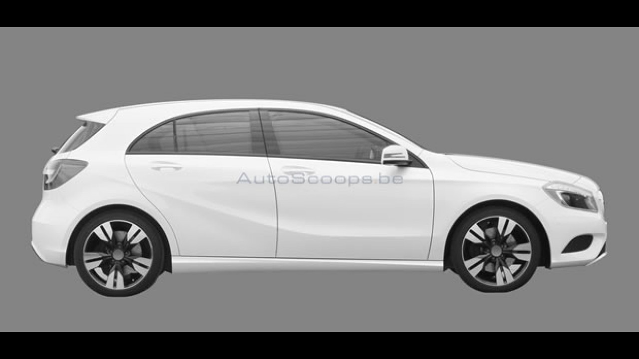 Vazam imagens do Novo Mercedes Classe A