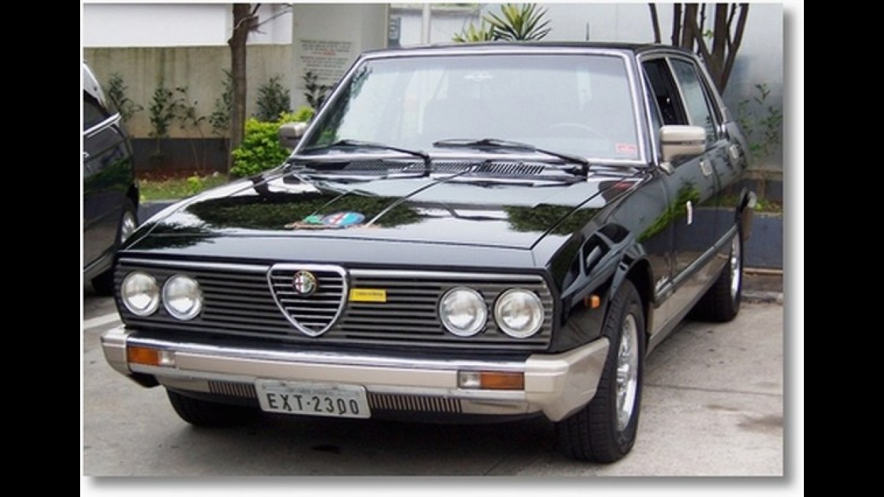 Carros para sempre: Alfa Romeo 2300 - europeu, mas feito no Brasil