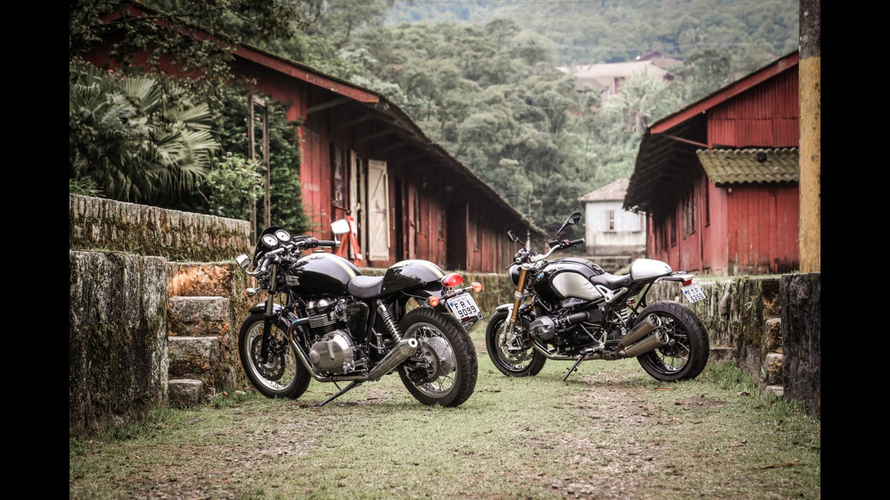 Cafe Racer: curtindo a onda retrô com Triumph Thruxton e BMW Nine T
