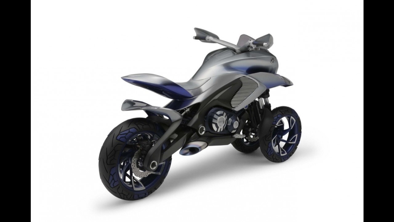 Conceito trail da Yamaha tem três rodas e visual futurista