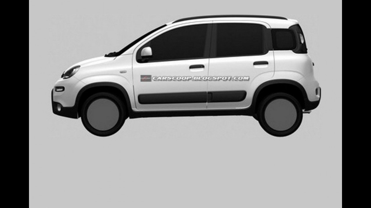 Primo rico do Uno: Fiat Panda 4x4 aparece em registro de patentes europeu