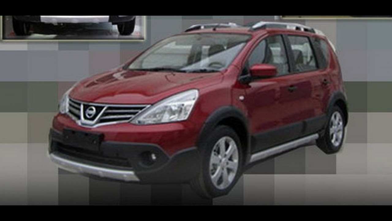 Sem disfarces: Nissan Livina aparece com visual reestilizado em flagra na China