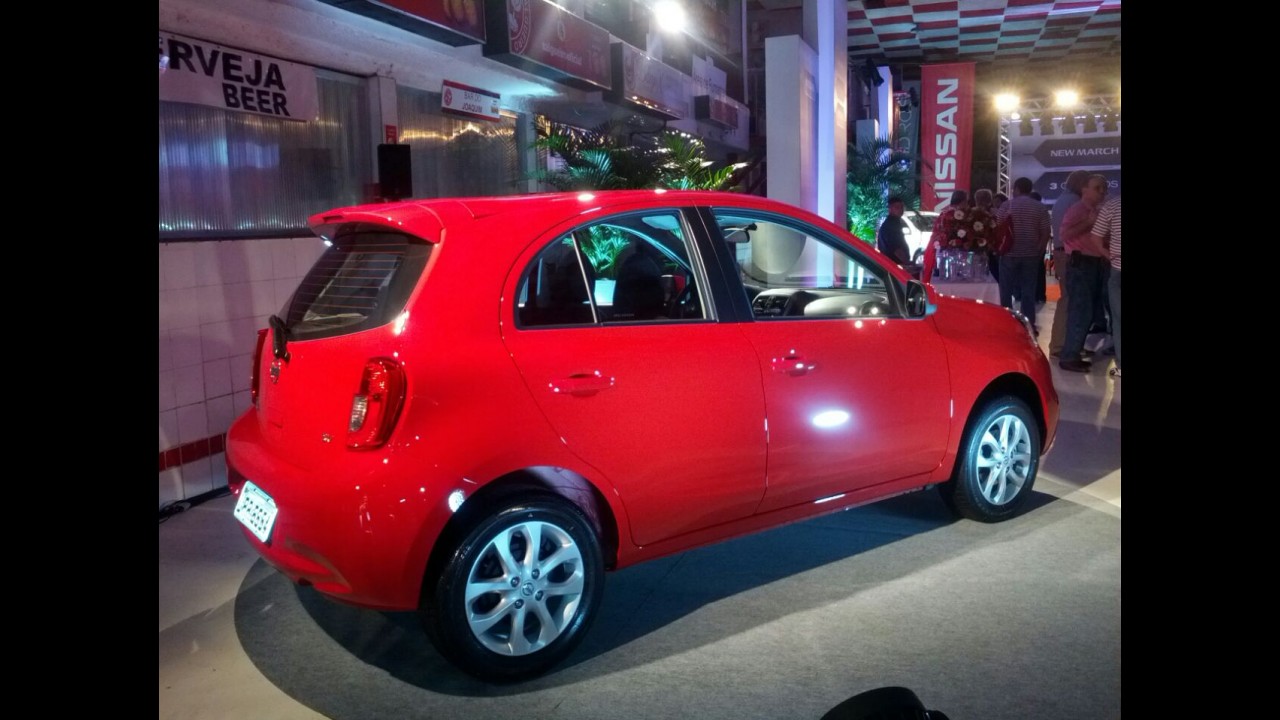 Nissan March 1.0 três cilindros chega em março por R$ 35.990