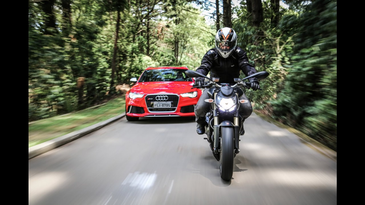 Teste CARPLACE: Audi RS6 e Ducati Streetfighter 848 - dinheiro traz velocidade