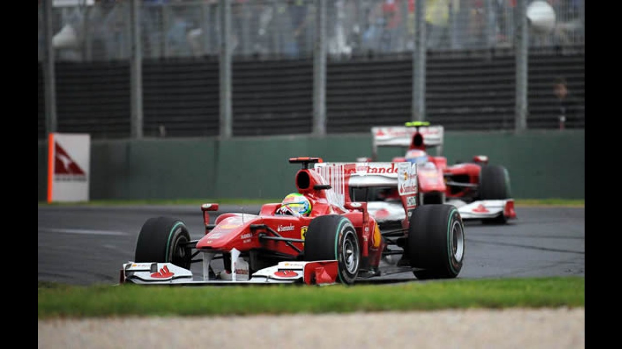 Fórmula 1 com emoção: Button arrisca e vence na Austrália - Massa foi o 3° e Barrichello o 8°