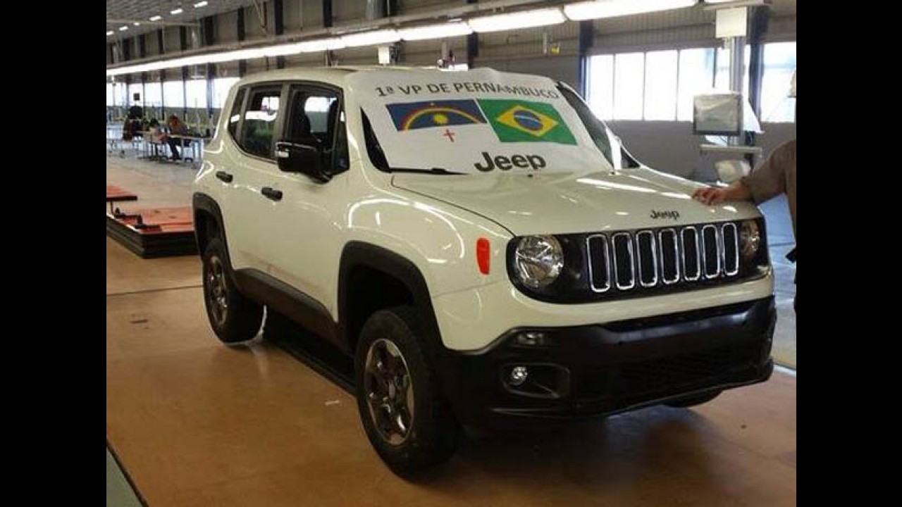 Flagra! Jeep Renegade já anda de cegonha em Pernambuco