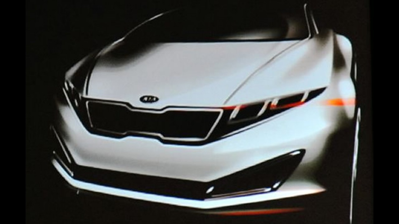 Kia K9? Esboço de novo sedan de luxo é revelado em apresentação de design