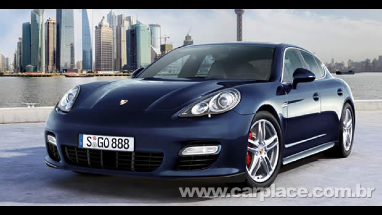 Porsche faz lançamento mundial do esportivo Panamera S no Salão do Automóvel de Xangai