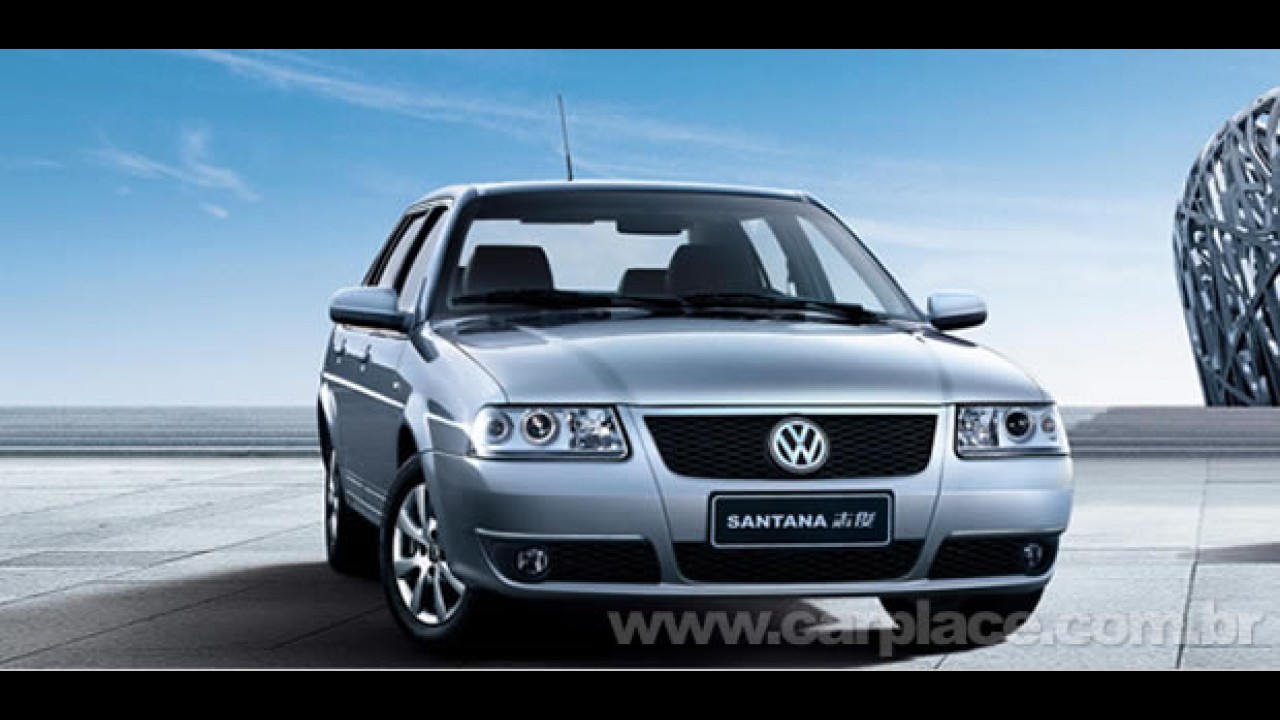 VW vai tirar o Santana de linha na China em 2012 - Modelo da década de 80 ainda é produzido