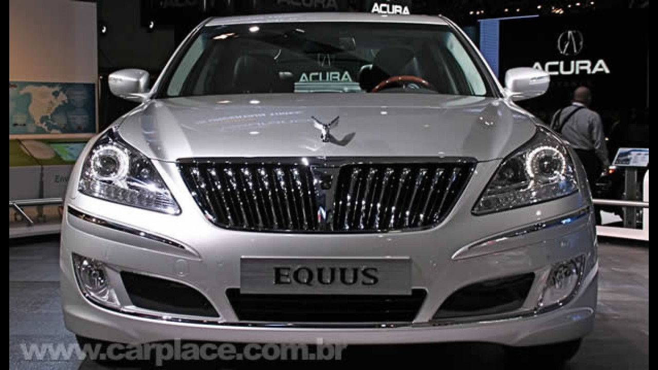 Novo Hyundai Equus 2010 é apresentado no Salão de Nova York