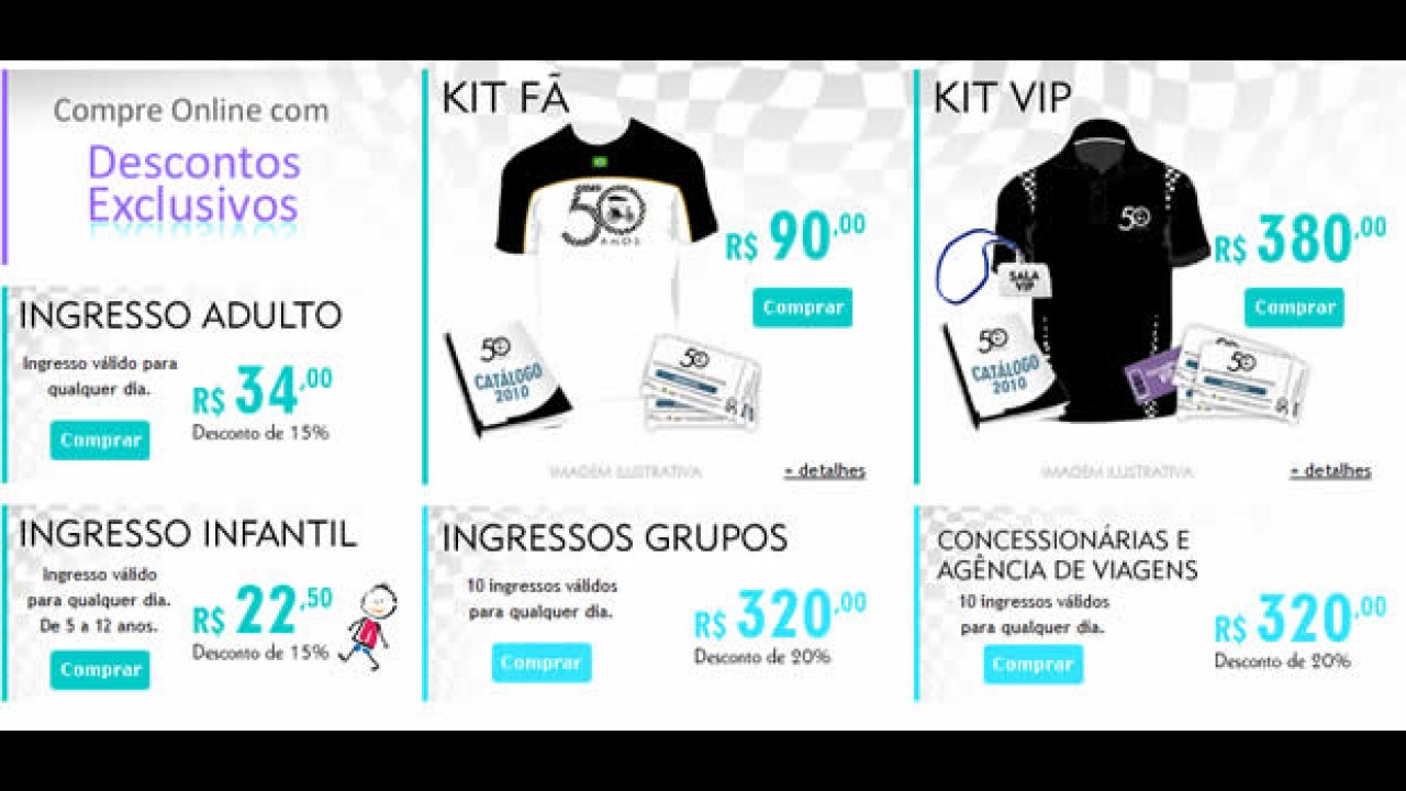 Ingressos do Salão do Automóvel já estão à venda com desconto