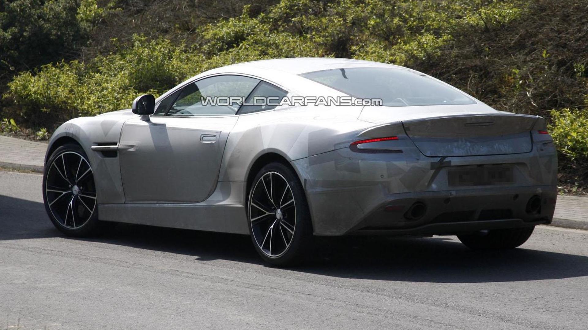 Aston Martin DB9 successor spied in silver | Motor1.com Photos