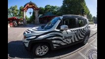 Jeep Renegade zebrata per la Champions League