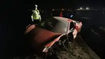 La Ferrari 458 distrutta di Vidal