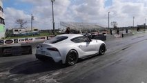 Toyota Supra Failed Drag Racing Video