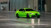 L'Alfa Romeo Giulia Quadrifoglio di 6 Underground