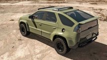 Pontiac Aztek Off-Road Rendering by Abimelec Design