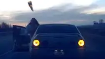 Hit By A Car And A Bottle: The Weirdest Hit And Run Ever Recorded By TeslaCam