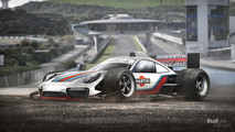 F1 yol otomobilleri render