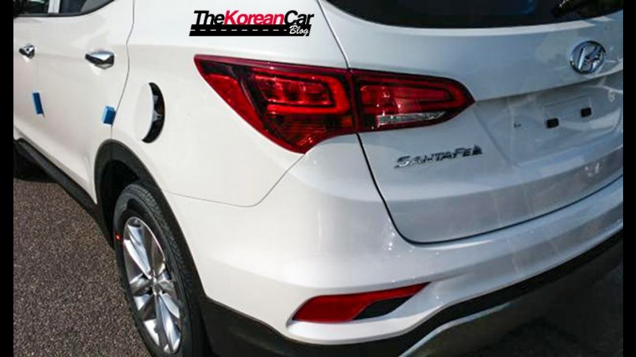 Flagra: Hyundai Santa Fe 2016 aparece com tapinha no visual
