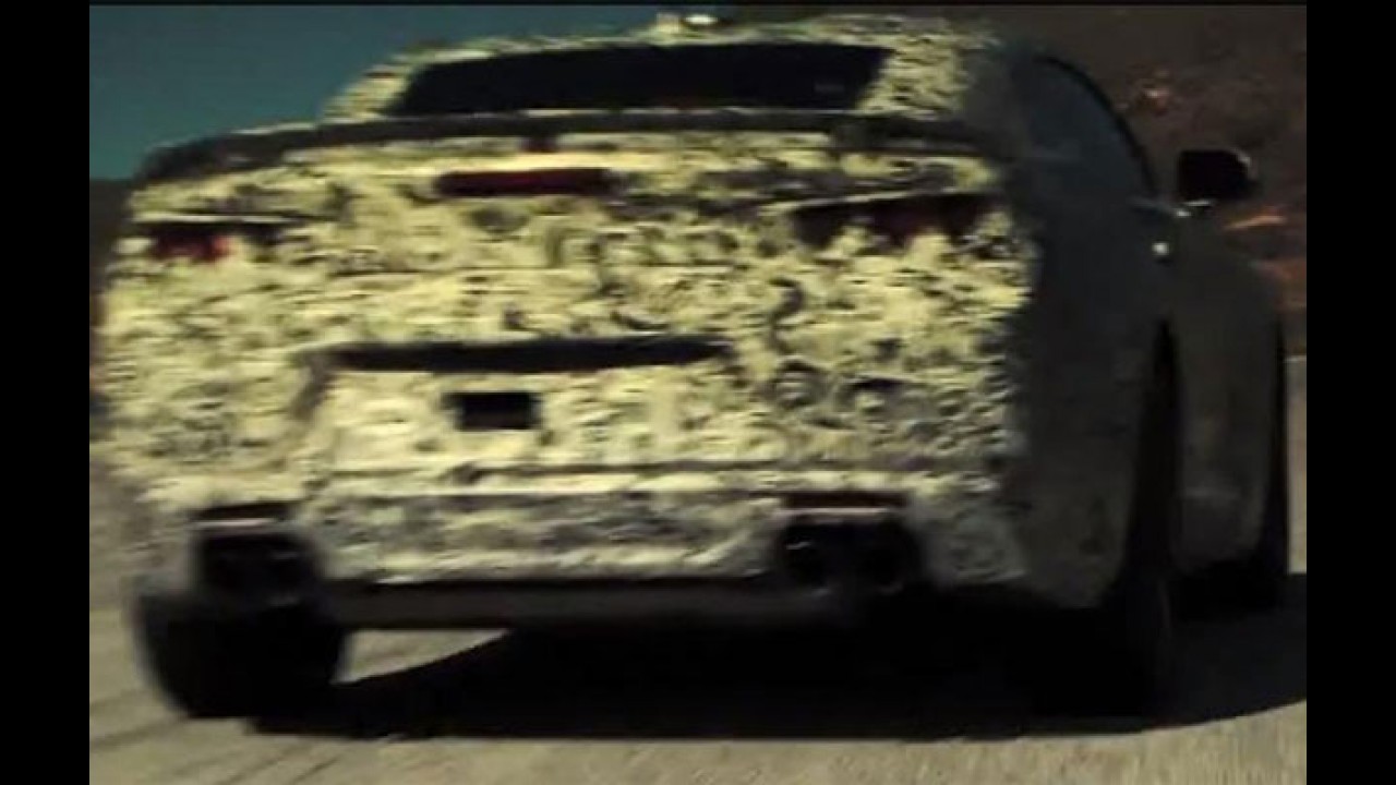 Camaro 2016 surge camuflado em teaser - vídeo