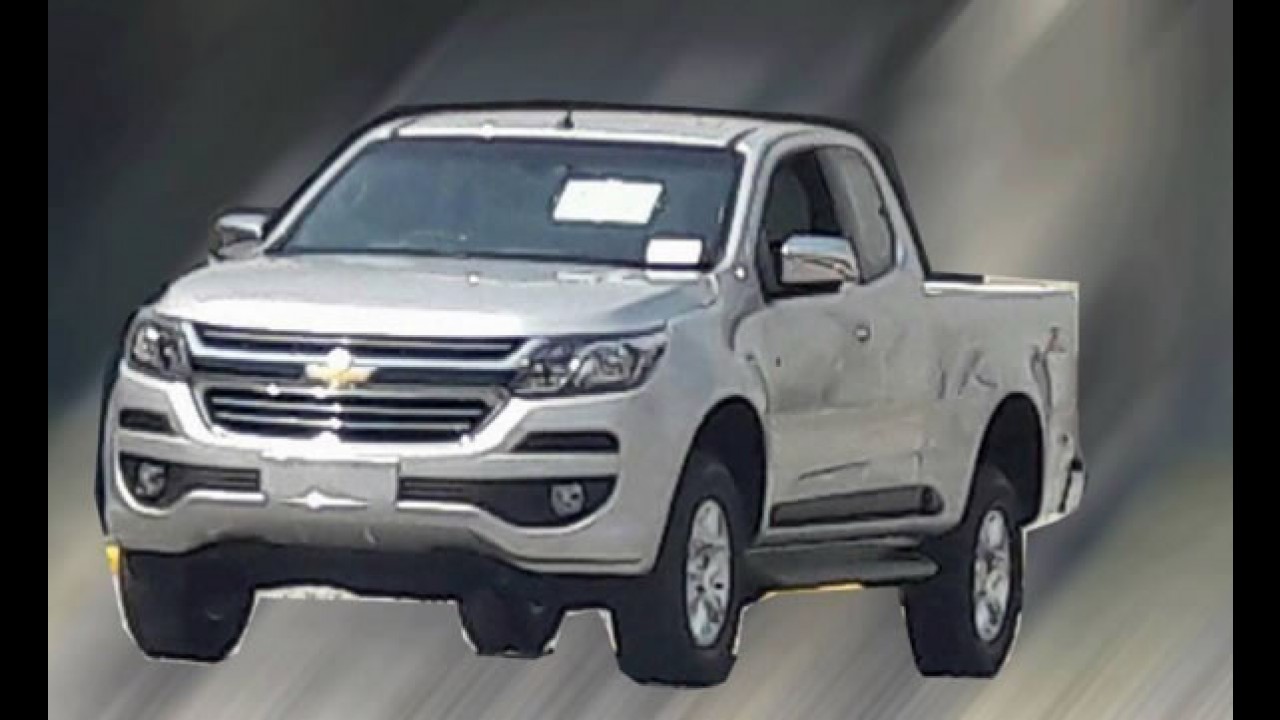 Segredo: Chevrolet S10 2017 aparece em nova foto sem camuflagem