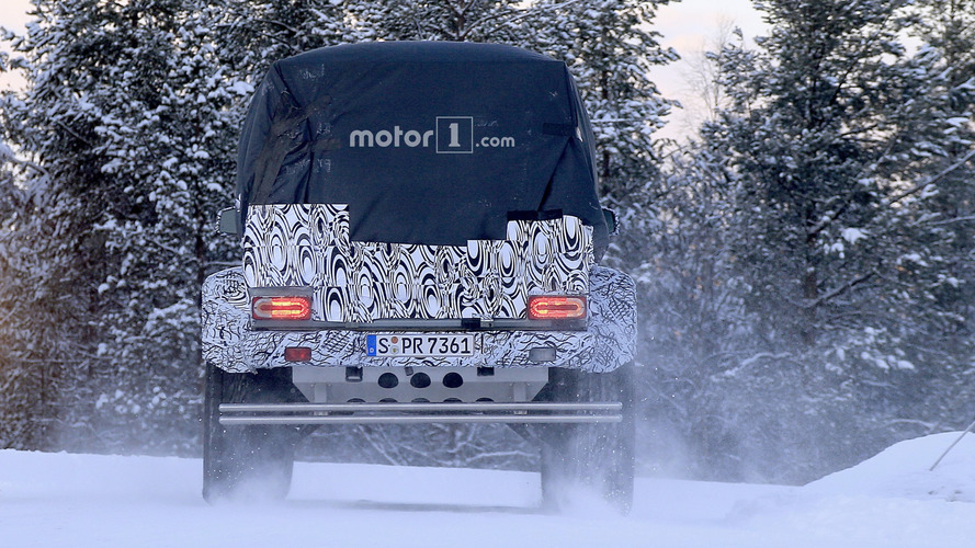 2018 Mercedes G-Class 4x4 pickup spy photo