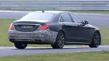 2017 Mercedes-AMG S63 facelift spy photo