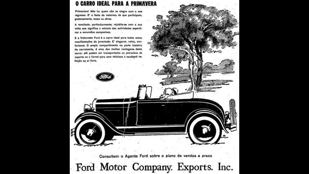 Inaugurada pelo Modelo T, produção da Ford no Brasil completa 97 anos