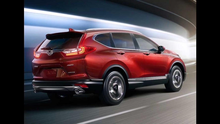 Novo Honda CR-V 2017 é revelado com motor 1.5 turbo e mais tecnologia - veja fotos