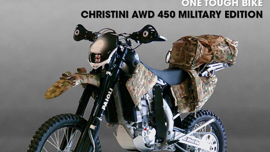 An AWD motorcycle for the Special Forces