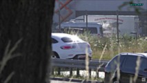 2019 Mercedes GLC Coupe facelift screenshot from spy video