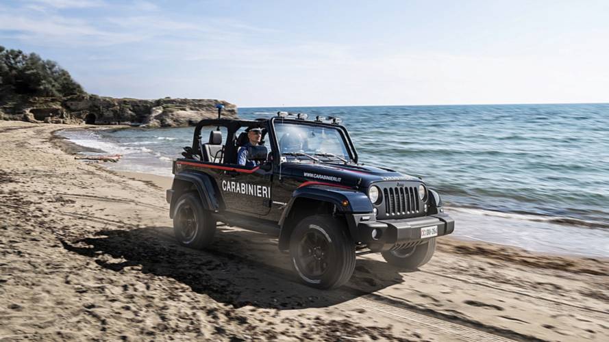  Italian Police Keep Beaches Safe With This Custom Jeep Wrangler