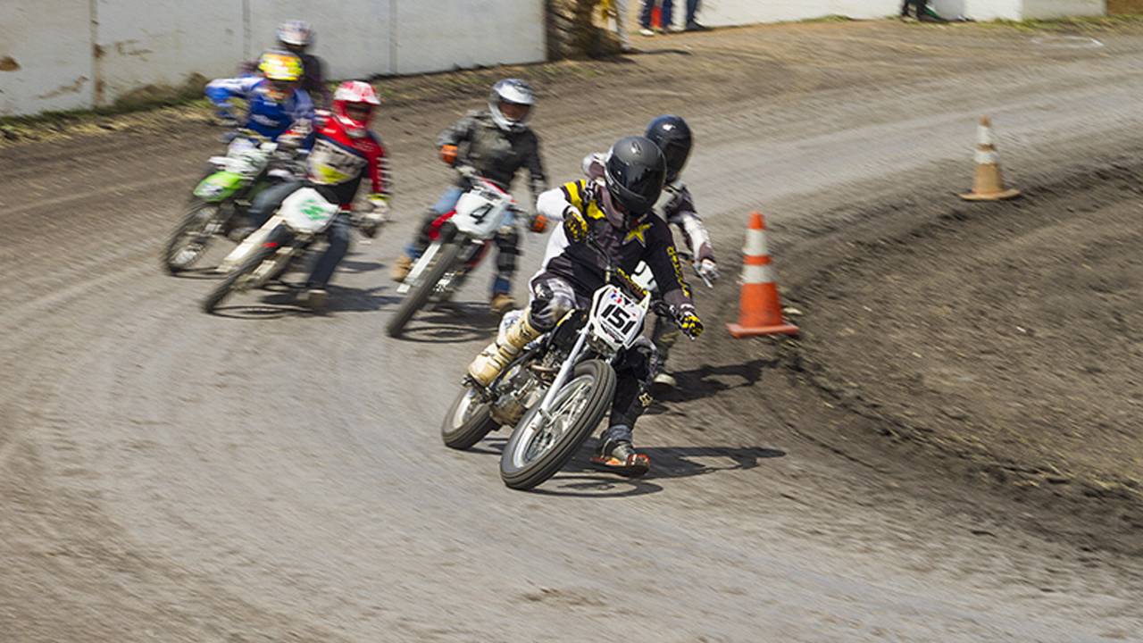 From the Couch to My First Flat Track Race
