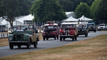 Land Rover parade