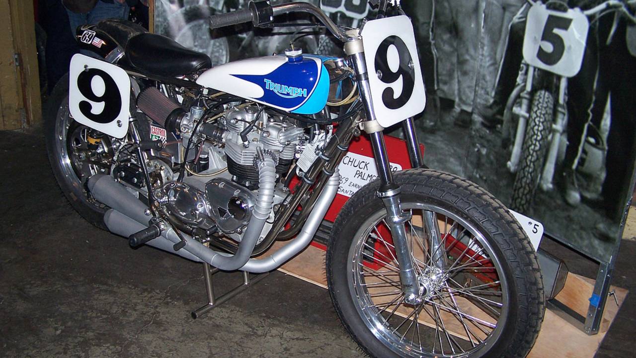 Kevin Conord's Triumph 750 East Coast Flat Tracker