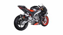 Akrapovic Aprilia RS 660 Racing Line Carbon - Track Only - Rear Angle View