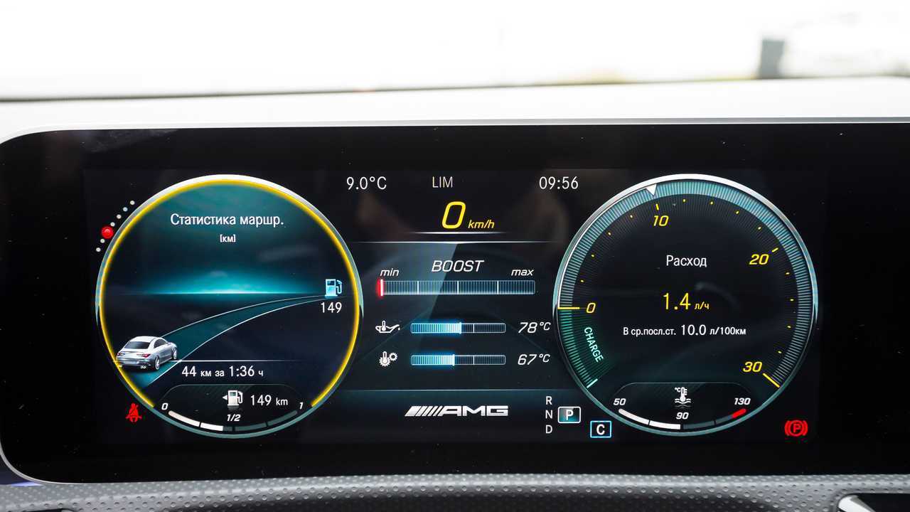 Mercedes-benz CLA45 AMG скины приборки