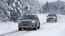 2021 Land Rover Range Rover karlı hava casus fotoğrafları