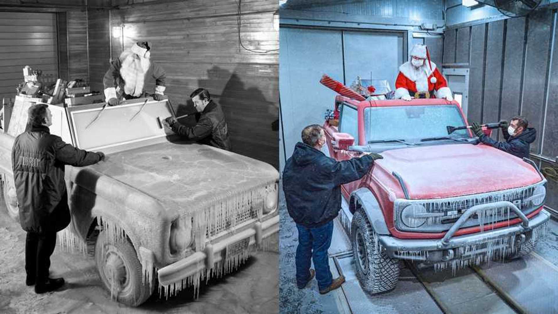 Ford Bronco Image With Santa Recreated - Vimarsana News
