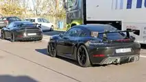 2022 Porsche 718 Cayman GT4 RS spia foto