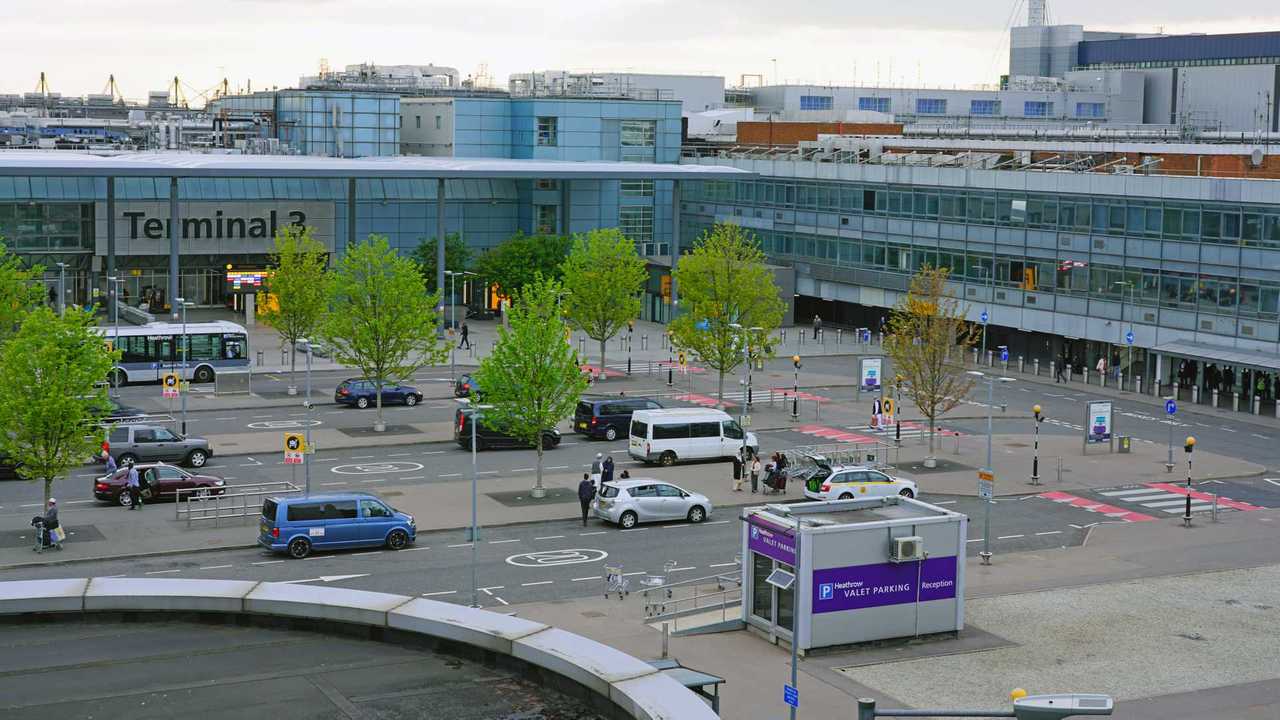 View at Terminal 3 in London Heathrow Airport
