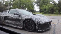 Ortadan motorlu Chevrolet Corvette C8 video ekran görüntüleri